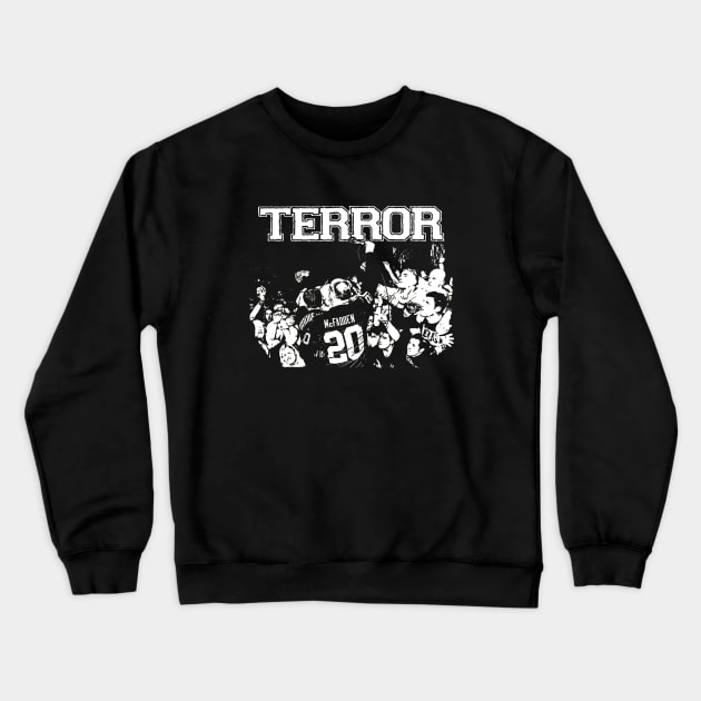 Terror Warriors Crewneck Sweatshirt by hannahalras